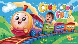 "All Aboard the Choo Choo Train! | Fun Train Adventure for Toddlers"