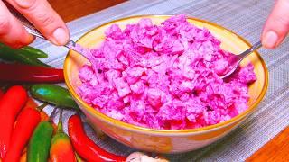 УЛЕТНЫЙ салат из свеклы! НЕВЕРОЯТНЫЙ ЗНАМЕНИТЫЙ очень вкусный салат! Давно забытый рецепт! 3 Рецепта
