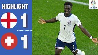 England 1-1 Switzerland Highlight & All Goals EURO 2024 | Bukayo Saka, Breel Embolo Goals - SPORT 88