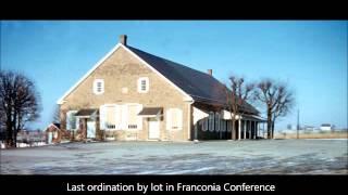 Ordination by lot at Franconia Mennonite Church,  1965