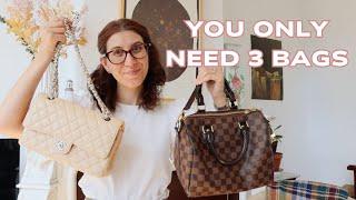 The ONLY THREE BAGS you need | timeless wardrobe on a budget | Tips for a curated wardrobe