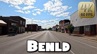 Driving Around Small Town Benld, Illinois in 4k Video