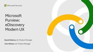 Microsoft Purview eDiscovery Modern UX