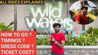 Wild Waters Amusement Park Hyderabad | All Rides Explained 2022