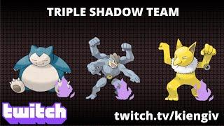 RANK 10 TRIPLE SHADOW TEAM BATTLES | GO BATTLE LEAGUE