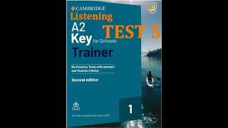 KET LISTENING TEST 5 A2 Key for Schools Trainer 2020 2nd