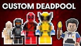 Making Custom LEGO Deadpool and Wolverine Minifigures