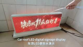 #leddisplay#taxi Waterproof Taxi Top Led Display Outdoor Car Roof P2.5 Advertising Screen Led Video