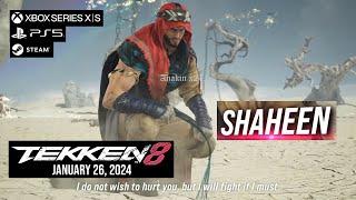 Shaheen Reveal & Gameplay Trailer TEKKEN 8 - PS5 Xbox Steam 2024 #shaheen #tekken8 #shorts