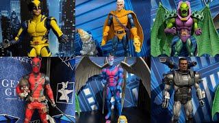 New Marvel Selects & Godzilla action figures on display Diamond Select toys toy fair