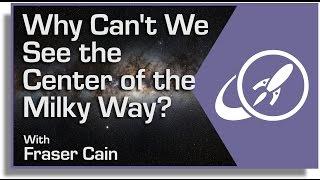 Why Can’t We See the Center of the Milky Way?