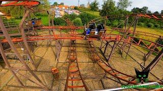 THRILLING DOUBLE "NITRO" ROLLER COASTER RIDE AT DENNLYS PARC IN FRANCE 2024!