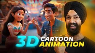 FREE 3D Cartoon Animation Videos  using Ai Tools #ai #aitools