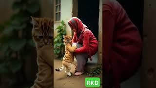 Unbreakable Bonds: A Mother’s Love Meets Feline Affection by #rkd