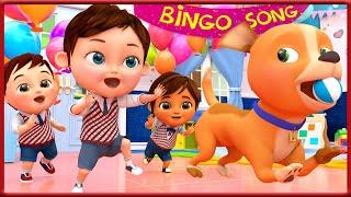 Bingo en français  - Comptines pour bébé en francais - Banana Cartoon LE Français [HD]