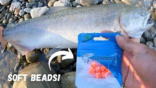 USE THIS! Fishing for Salmon using SOFT BEADS