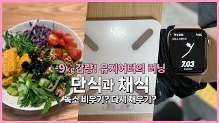 36시간 단식 I 간헐적 단식 I 유지어터의 채식식단 I 러닝 I 꾸준함이 답이다 I 두부월남쌈  I 두부텐더또띠아