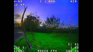 Fast and smooth Cinematic FPV Raw analog video footage betaflight 4 3 OSD caddx ratel 2 camera 1 6W