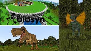 BIOSYN SANCTUARY MCPE || Dinosaurs Addon for Minecraft PE