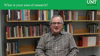 UNT Math Interview: Dr. Ralf Schmidt, Professor and Chair