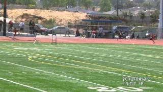 James Smith - LA Jets Bantam Boy - 400m Dash 61 seconds - 4/21/12