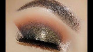 Classic Black Olive Green Smokey Eye Tutorial