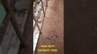 Watch how Rust (Corrosion) destroys Steel Structures