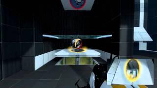 Portal 2 Co-op -  Chamber 02 - 02 Walkthrough