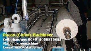 Jumbo Roll Tissue Hand Towel Roll Slitter Rewinder Machines ( TZ-FQ-C 1800 ) - 1