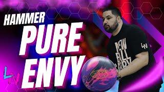 Hammer Pure Envy Review! This Bowling Ball Is STRONG! Perfect House Shot Ball!