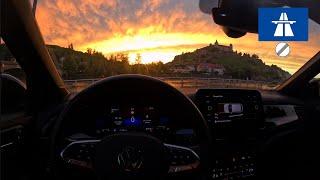 Ultimate DAWN POV Drive | 2024 Volkswagen TRoc | 150 PS | ASMR | German Autobahn | Topspeed