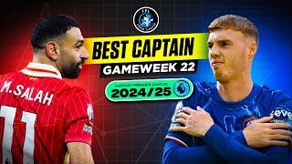 GW22 BEST CAPTAIN | Ignore Palmer's Yellow Flag! | FPL 2024/25