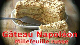 Gâteau russe NAPOLEON (millefeuille russe)