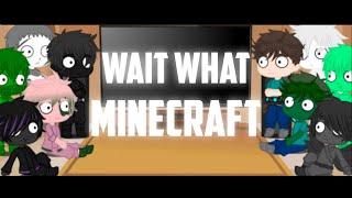 Monster School React To WAIT WHAT (Minecraft)