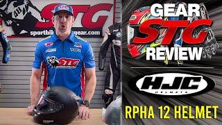 HJC RPHA 12 Motorcycle Helmet Review from SportbikeTrackGear.com