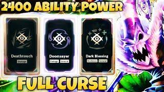 2400 AP FIDDLESTICKS WITH NO COOLDOWN (Full Curse) HORRIFYING 2v2v2v2 Arena - League of Legends