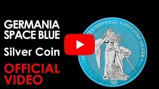 Germania SPACE BLUE 5 Mark 2019 Silver Coin 1 oz Germania Mint