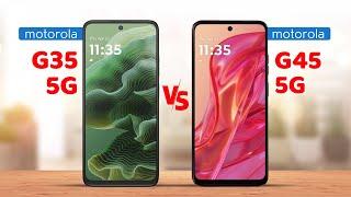 Motorola Moto G35 5G vs Motorola Moto G45 5G Specification Comparison