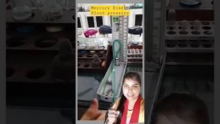 Mercury Rise in BP instrument (Sphygmomanometer) #bloodpressure #themagicalwaytolearn