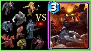 Epic  Unchained Demon Vs All Troops! Castle Crush