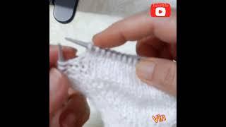 फंदे कैसे बढ़ाते हैं?How to increase stitches?Knitting for beginners #bunai #knitting #weaving