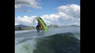 Can a WaveBlaster backflip a boat wake