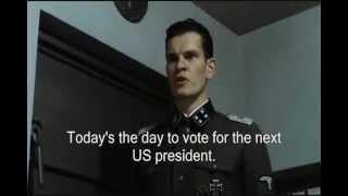 Hitler is asked who he's voting for in the 2012 US Presidential Election