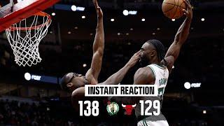 INSTANT REACTION: Celtics keep NBA Cup hopes alive, Jaylen Brown throws down MONSTER slam