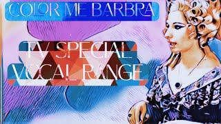 'Color Me Barbra' TV Special Vocal Range G3-A5 | Barbra Streisand #barbrastreisand