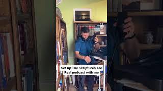 A sneak peak into the #BTS of The Scriptures Are Real Podcast with Professor Kerry Muhlestein