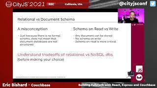 ERIC BISHARD - JSON Data Modeling - #CITYJS2021