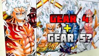 Drawing LUFFY GEAR 5 FUSION with his other GEARS/FORMS | ONEPIECE | ワンピース