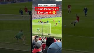 Bruno Penalty Vs Everton #footballshorts #brunofernandes