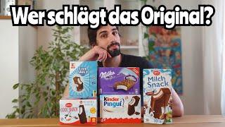 Kinder Pingui, Billigprodukte oder Milka? Der große Test